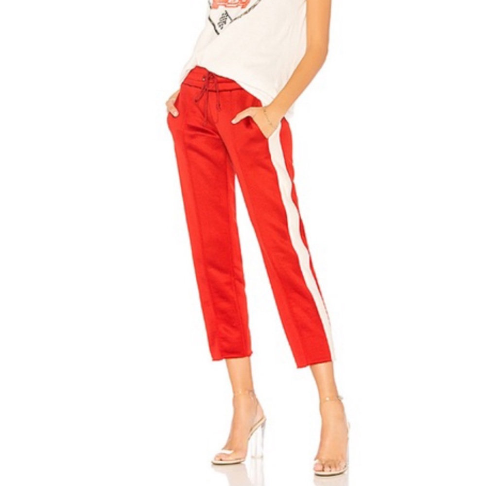 NSF red track pants